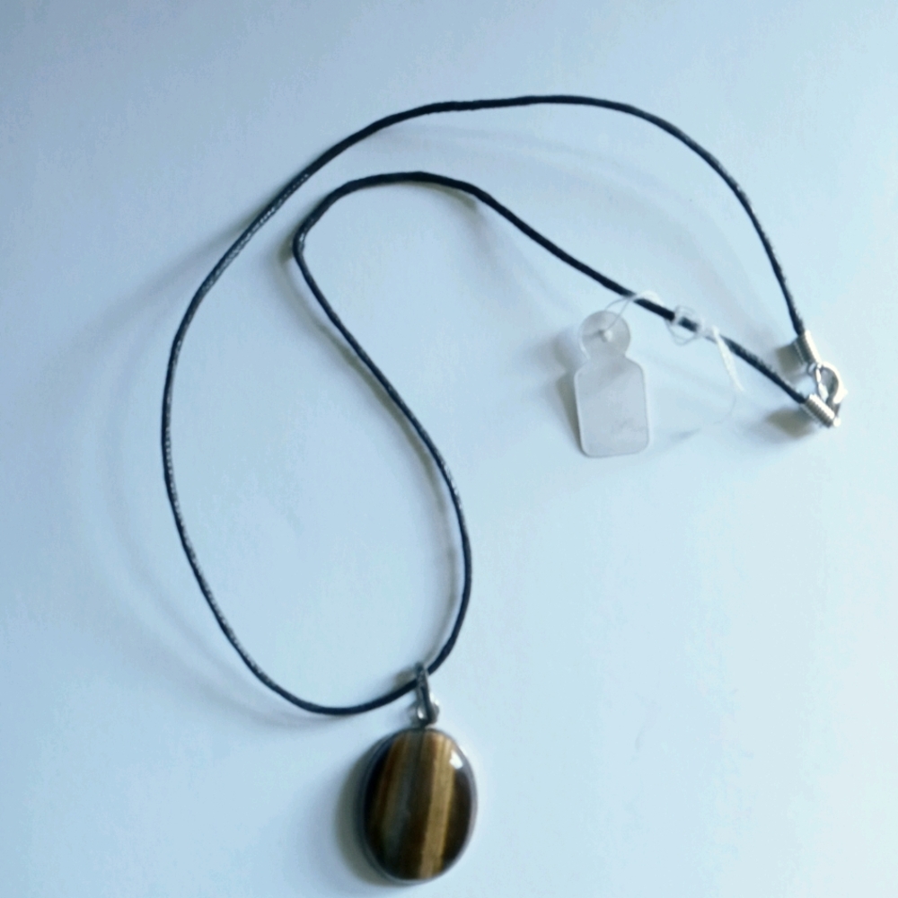 Rare tigereye gemstone necklace